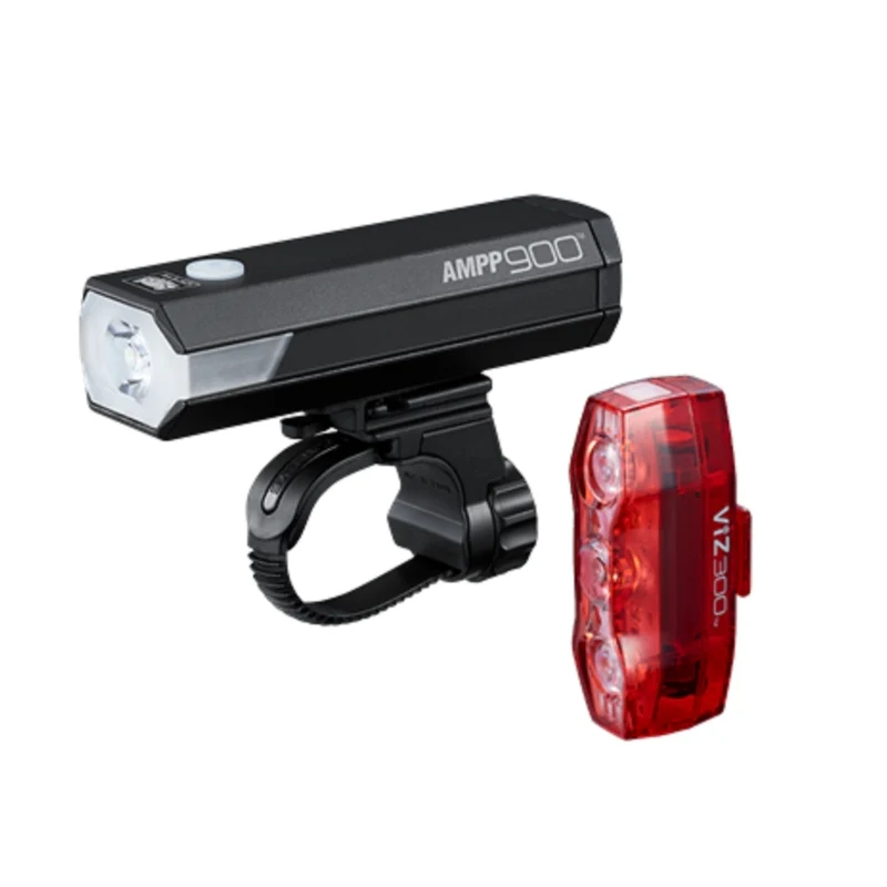 Cateye Ampp 900 & VIZ300 USB-C Lightset
