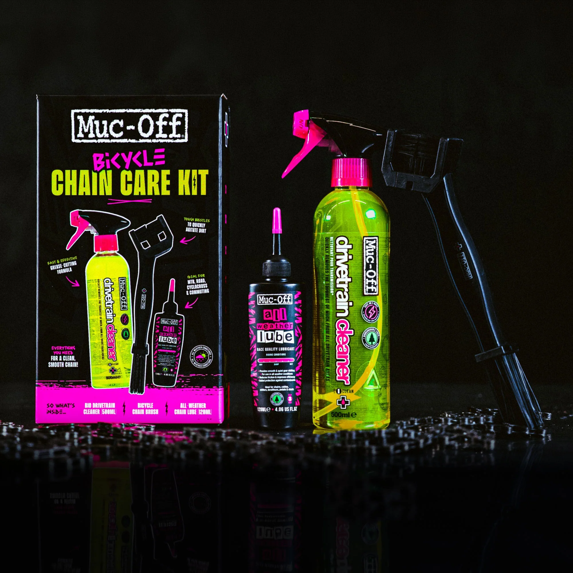 Muc-Off Bicycle Chain Care Kit - Image 2