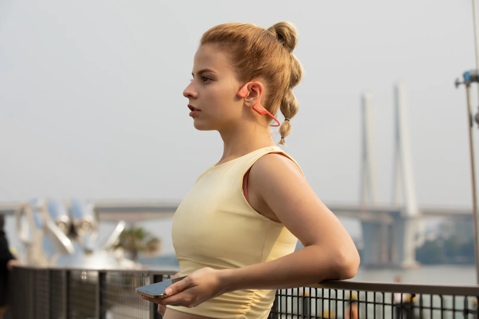 Shokz OpenRun Pro Wireless Bluetooth Bone Conduction Headphones - Image 11